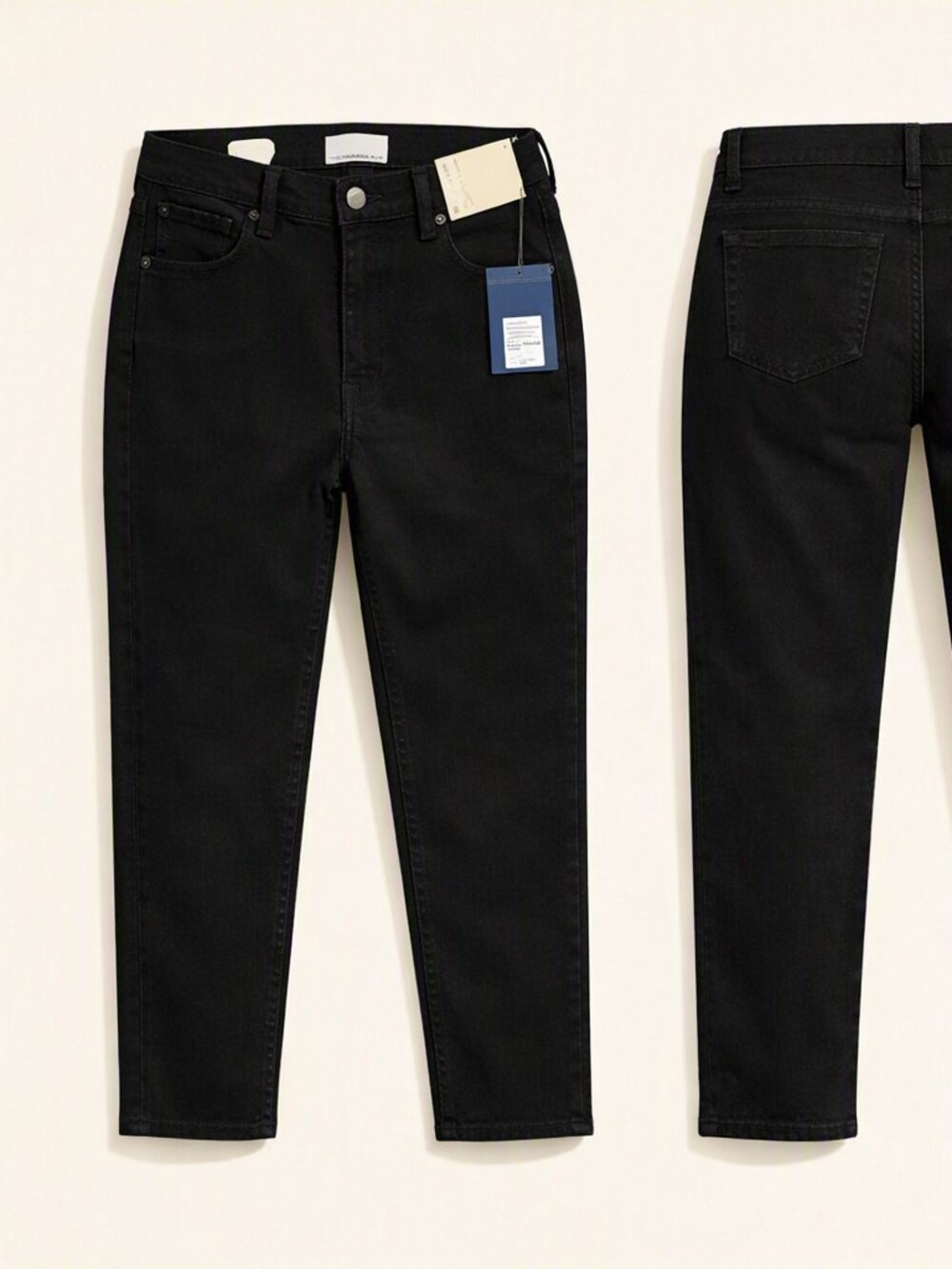 Universal Thread, Women's 80s Black, Button Fly, Slim Ankle Jeans Mid Rise 4 NWT